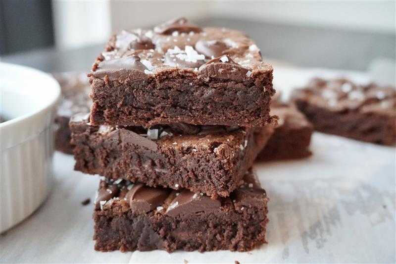 Dark Chocolate Brownies-Caputo Flour