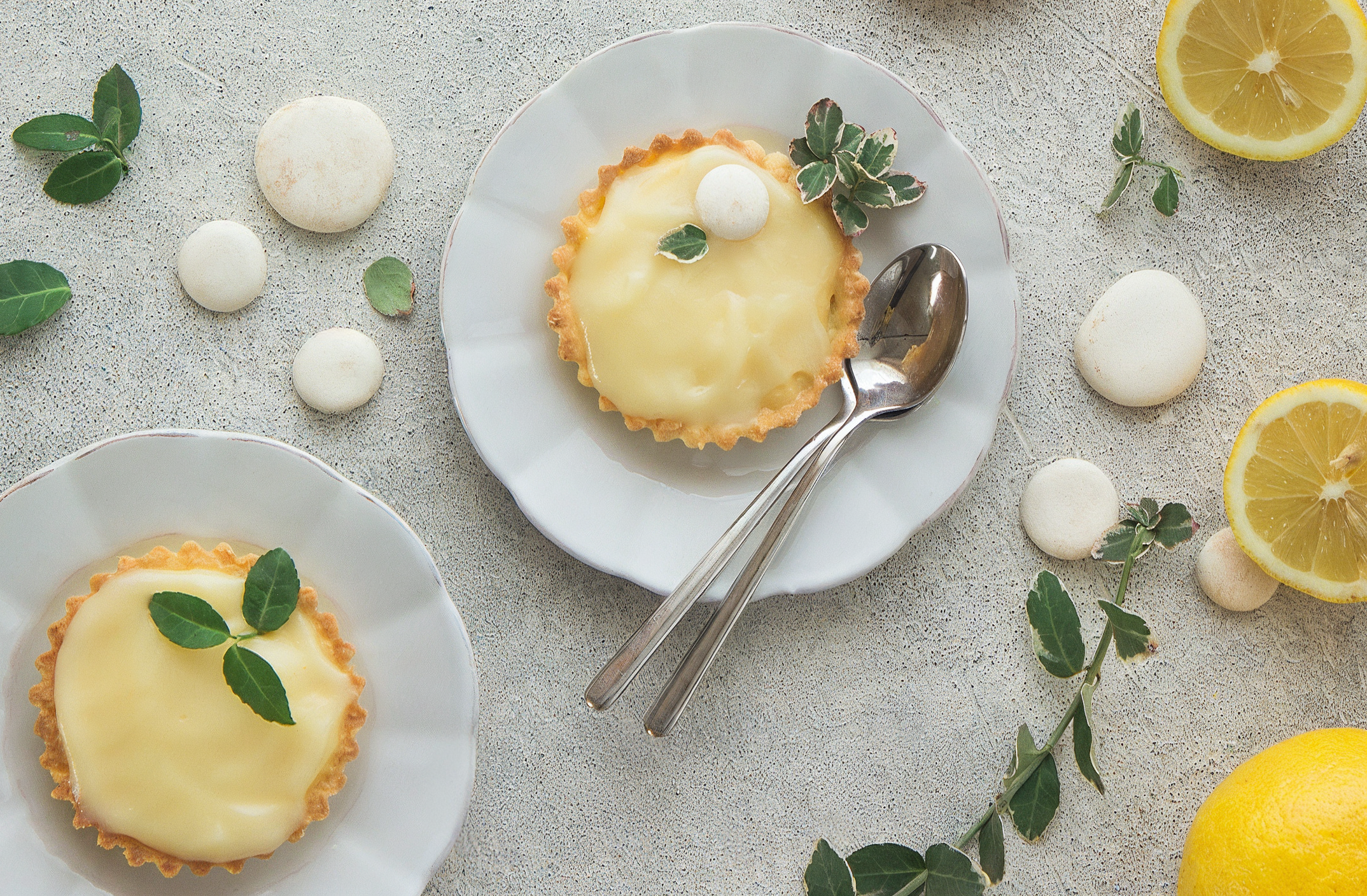 Gluten-Free Lemon Tarts-Caputo Flour