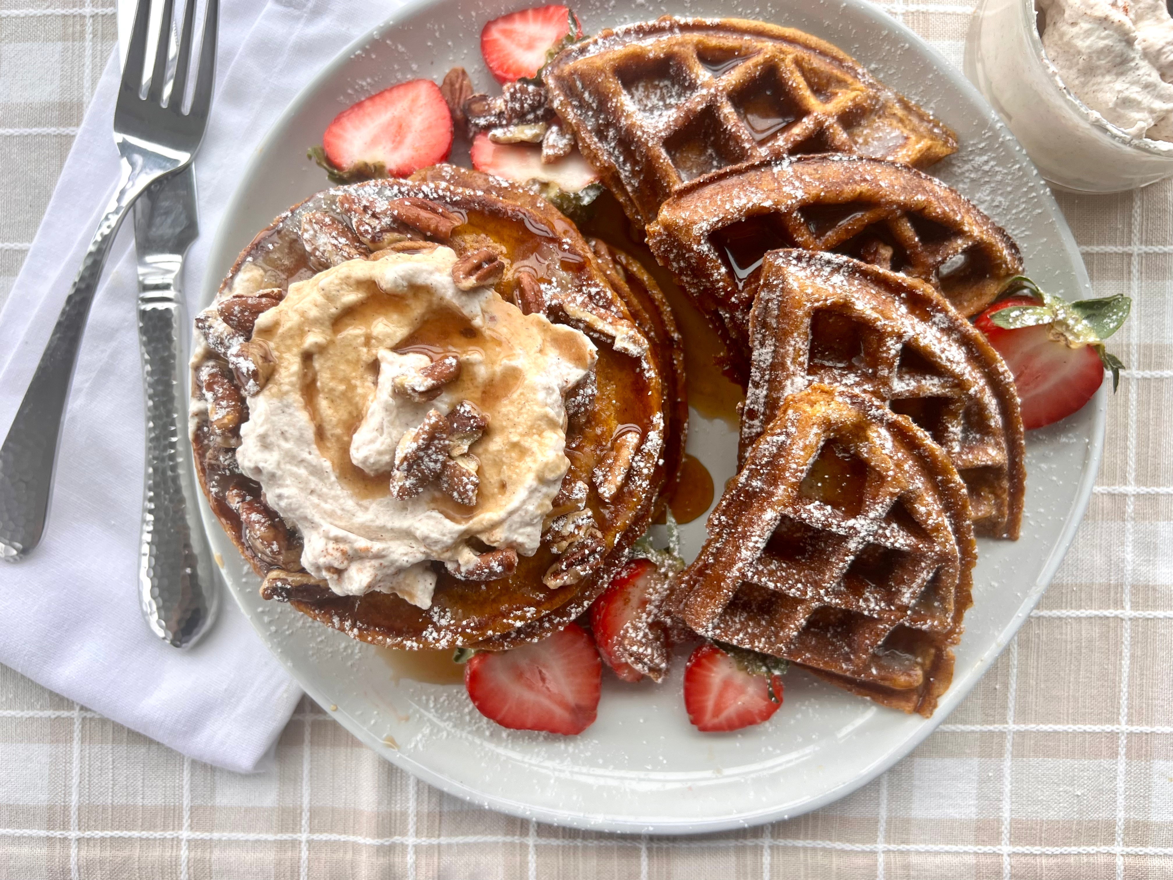 Gluten-Free Pumpkin Pancake and Waffles-Caputo Flour