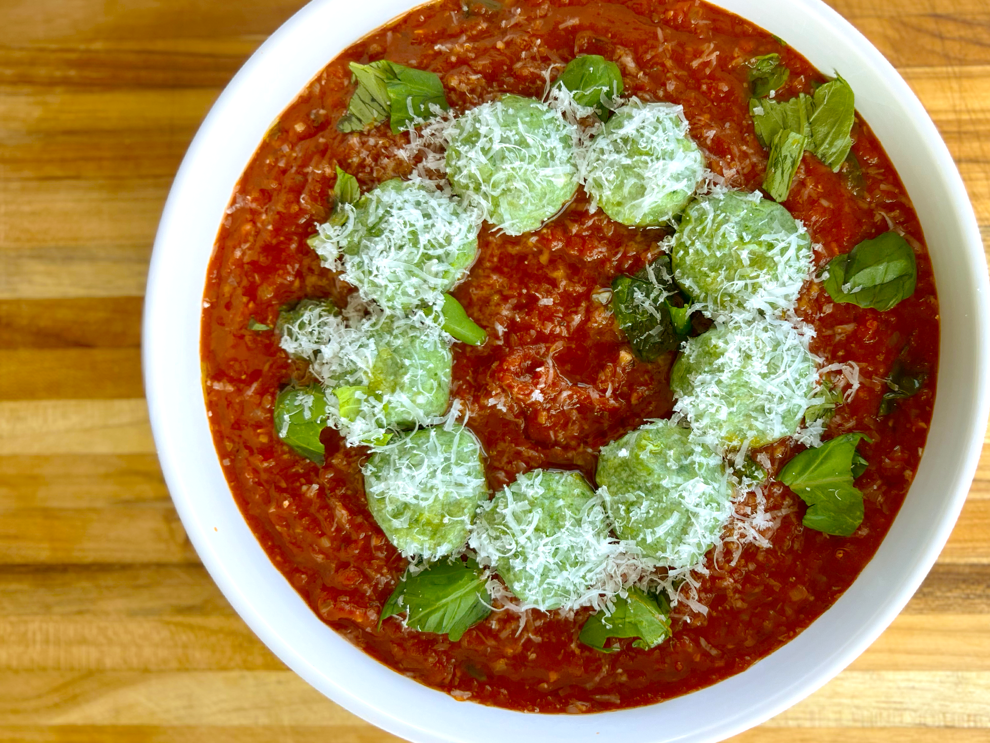 Spinach & Ricotta Gnudi-Caputo Flour