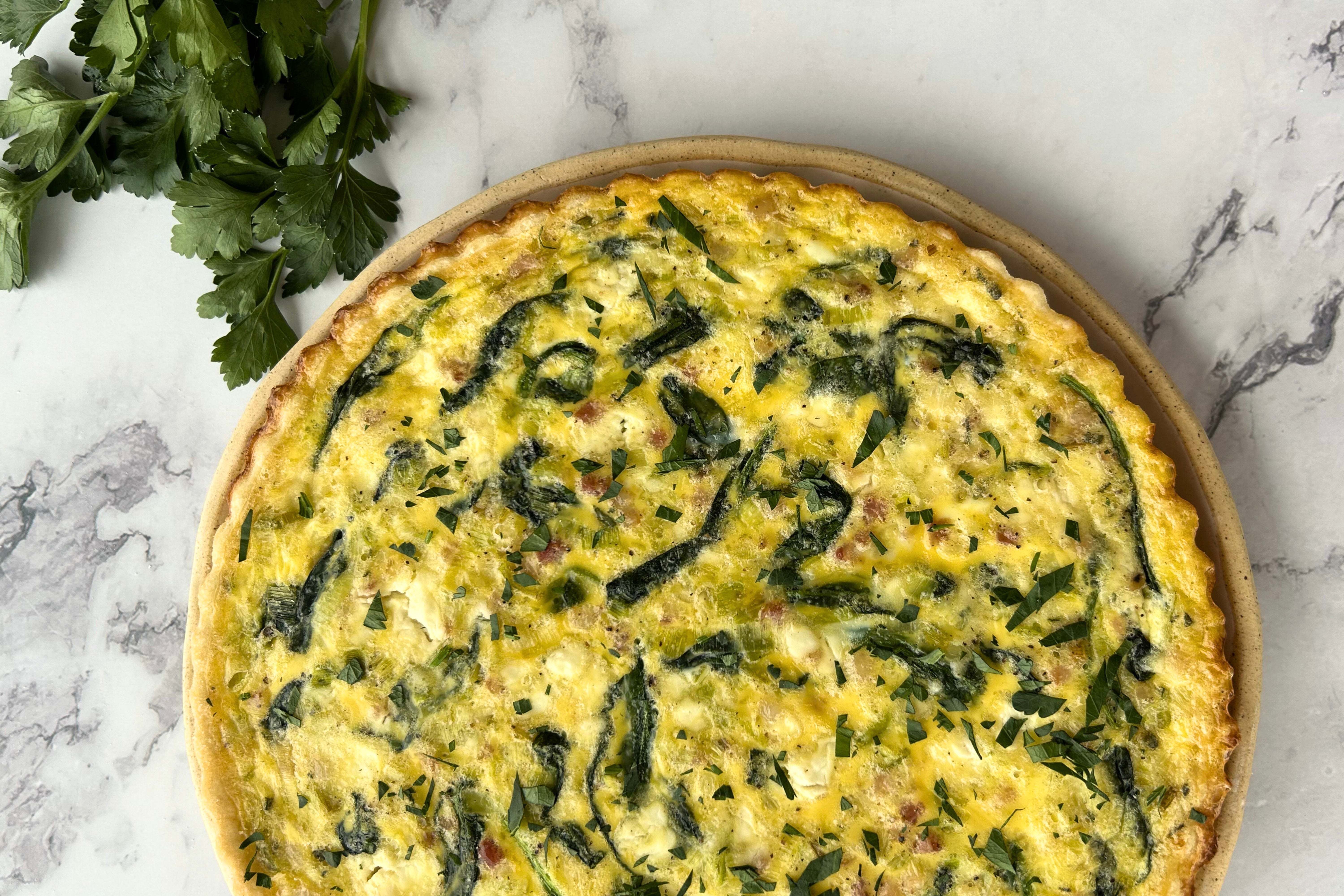 Springtime Quiche-Caputo Flour