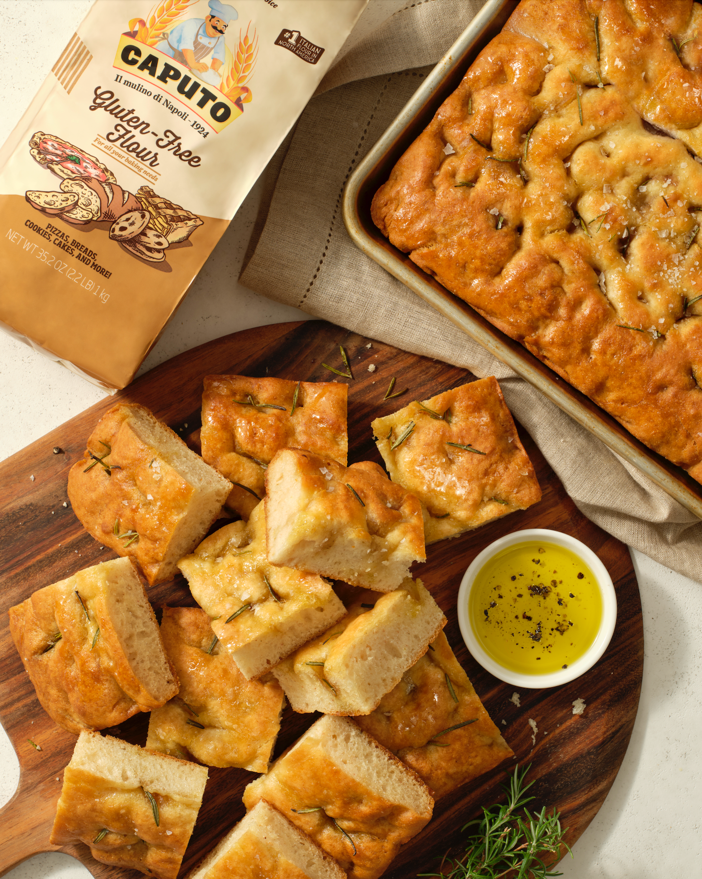 Gluten-Free Focaccia Dough-Caputo Flour